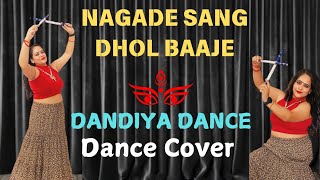 NAGADA SANG DHOL BAJE  DANDIYA DANCE💥  GOLIYON KI RAASLEELA RAMLEELA  DANCE COVER dance [upl. by Anelav132]