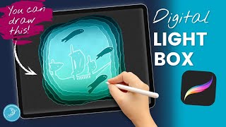 Papercut Lightbox art in Procreate  Ghost Ship [upl. by Amhsirak167]