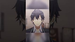 Hachiman Hikigaya 🖤🫡 fyp anime myteenromanticcomedysnafu animemoments animeedit [upl. by Ia]