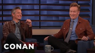 Timothy Olyphant Copies Conans New Look  CONAN on TBS [upl. by Killarney733]