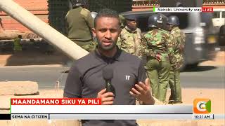 heavy police deployed in Nairobi CBD as antigovernment protests enter day two [upl. by Irmgard]