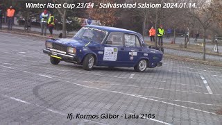 Ifj Kormos Gábor  Lada 2105 Winter Race Cup 2324  Szilvásvárad Szlalom 20240114 [upl. by Chrisman]