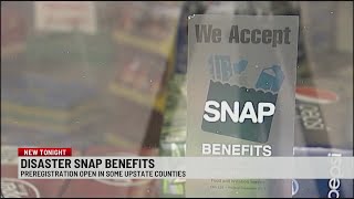 Registration for Disaster SNAP assistance opens in some Upstate counties [upl. by Sewel25]