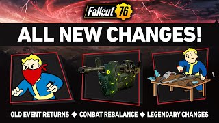 NEXT UPDATE ALL New Changes Coming to Fallout 76 [upl. by Rosabel]