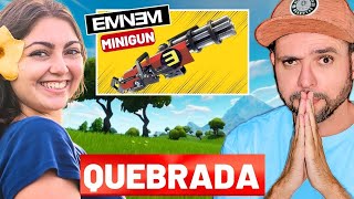 COMBO FORTÍSSIMO NPC MIAUDAS MINIGUN E MOBILIDADE  FORTNITE [upl. by Tdnerb431]