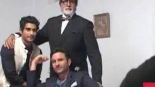 Amitabh Bachchan Saif Ali Khan amp Prateik Babbars photo shoot for Aarakshan [upl. by Efrem]