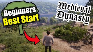 Best Spring Start  Ep 1  Medieval Dynasty Gameplay [upl. by Yort944]