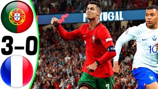 Portugal vs France 30  All Goals and Highlights  2024 🔥 RONALDO [upl. by Fishback]