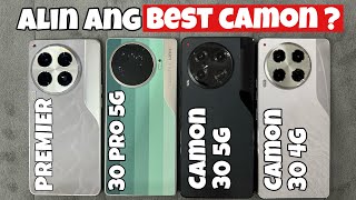 Tecno Camon 30 Series Ultimate Comparison [upl. by Aseyt]