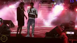 Popcaan Brings on His Little Brother Nate Badz at Stage Show Trinidad 2024 [upl. by Eisak182]