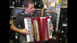 Mark Plays a 2nd Hand Hohner Musette IV Piano Accordion  Hobgoblin Music Birmingham [upl. by Fretwell]