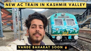 VISTADOME COACH TRAIN JOURNEY  NEW TRAIN IN KASHMIR VALLEY [upl. by Douglas]