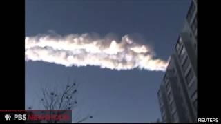 Meteor Blows Out Windows and Injures Hundreds in Siberia [upl. by Ahsan]