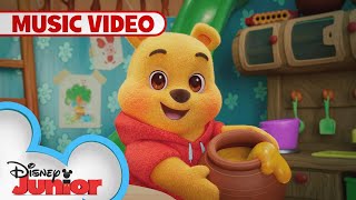 Playdate with Winnie the Pooh Theme Song 🎶  Official Music Video  disneyjr [upl. by Llertal]