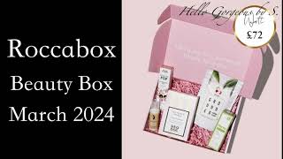 SPOILERS Roccabox March 2024 Beauty Box FULLREVEAL [upl. by Aihcats]