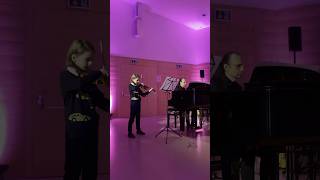 „Song for Violin and Piano“ by Nikolaus Wiplinger played live with son Daniel 8 piano violin [upl. by Esiuqram]