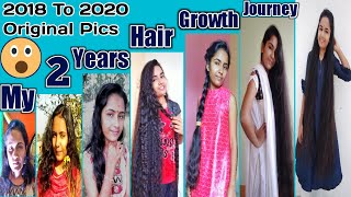 My Hair Growth Journey With Pictures Of Every Month  Short To Super Long Hair In 2 Years  RuntiMe [upl. by Rosaleen639]