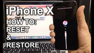 How To Reset amp Restore your Apple iPhone X  Factory Reset [upl. by Annohs]