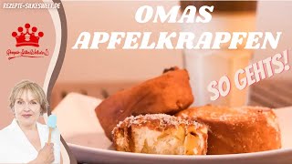 Saftige Apfelkrapfen wie Bäcker das kannst Du auch💪🍎😘 silkeswelt rezeptesilkesweltde [upl. by Kingston733]