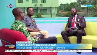 Corporate thanksgiving 2023 Event scheduled for 8th December 2023 at SU Towers [upl. by Aholah]