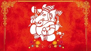 Ganesh Songs  3 in 1 Ganpati Aarti with Lyrics  Abhay Jodhpurkar [upl. by Ahsinotna]