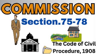 Commission 🤔🤔  Section 7578 The Code of Civil Procedure 1908 😲😲  cpc [upl. by Nelubez]