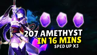 207 Amethyst Lump In 16 minutes SPED UP X3   DETAILED ROUTE MAP INCLUDED WITH NEW ISLANDS [upl. by Letnahs823]