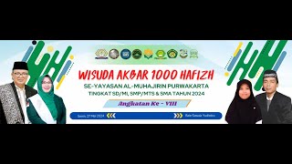 🔴WISUDA AKBAR 1000 HAFIZH  SEYAYASAN ALMUHAJIRIN PURWAKARTA TINGKATSDSMPMTS amp SMA TAHUN 2024 [upl. by Bores352]