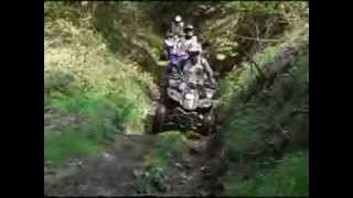 Quadjournal Offroad Ausfahrt Bievre Belgien 2007Ardennenfahrt [upl. by Hajed]