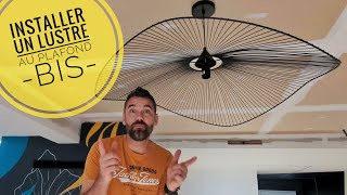 Comment installer un lustre au plafond  bis [upl. by Aihsekin203]