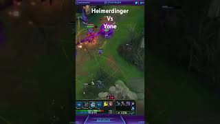 Heimerdinger vs Yone acaba llorando y tilteado leagueoflegends riotgames gamer [upl. by Gibson55]