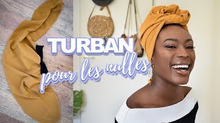 LE PLUS FACILE attaché de foulard  turban tutorial [upl. by Adnerad]