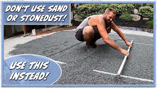 How To Screed For A Paver Patio DIY [upl. by Warfore625]