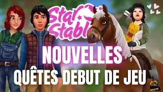 UN TOUT NOUVEAU DÉBUT DU JEU 🤩 Nouvelles quêtes débutant  STAR STABLE [upl. by Feodor632]