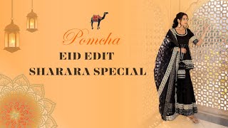 Pomcha Jaipur  Eid Edit  Sharara Special [upl. by Tymon]