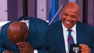 Shaq amp Charles Barkley Cant Stop Laughing as They Roast Each Other Inside The NBA [upl. by Aeneas634]