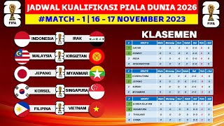 Jadwal Kualifikasi Piala Dunia 2026 Pekan ke 1  Timnas Indonesia vs Irak  Live RCTI [upl. by Borer]