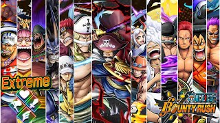 All EX Character Trailers in One Piece Bounty Rush OPBR  1st  5th Anniversary [upl. by Enoch]