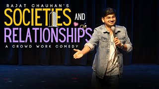 Societies amp Relationships  Standup comedy by Rajjat 52nd video [upl. by Lin]