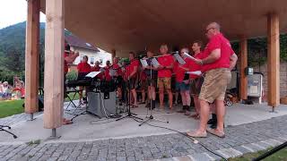 Ebensee am Traunsee  AGV Kohlröserl beim Trüföbankerl  16082024 [upl. by Gaylord118]