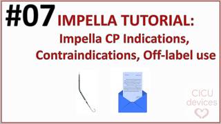 Impella device tutorial 007 Impella CP indications contraindications and offlabel use [upl. by Ellenahc384]