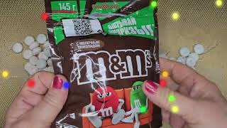 ASMR MampMs  Mentos Pure Fresh  Chewing gum  Unpacking and relaxation [upl. by Procter]