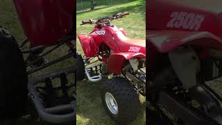 Honda TRX250r is a fast four wheeler to play with vintageracing honda 250r [upl. by Ttihw509]