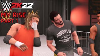 WWE 2K22 My Rise Knight  Part 1  QnlyKing Gaming [upl. by Ushijima]