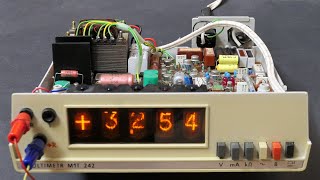 Nixie multimeter repair M1T242 [upl. by Akinyt]