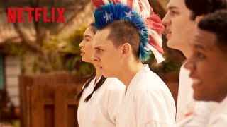 Cobra Kai Battle Royale Scene  Netflix [upl. by Malvina]