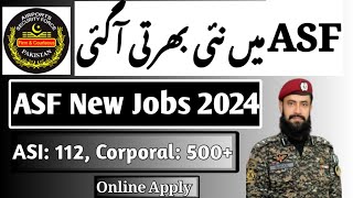 ASF New Jobs 2024  ASF Selection Process  ASF Jobs Update 2024 [upl. by Ilsa]