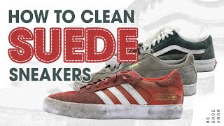 How To Clean Your Suede Sneakers  The BEST Way [upl. by Idner]