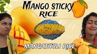 Mango Sticky Rice🤐  Thai dessert  Food review  Kochi  Fortkochi  Pandhal cafe  Arsha Panicker [upl. by Enohsal]