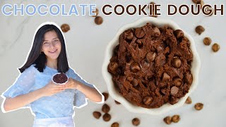 Double Chocolate Edible Cookie Dough [upl. by Enimajneb]